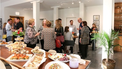 A view of a different layout for an informal gathering.