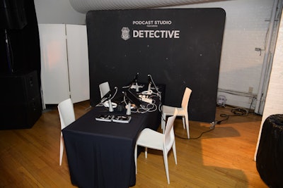 IDCon attendees got to experience first-hand what it was like be an ID podcaster with an interactive display for ID’s Detective podcast.