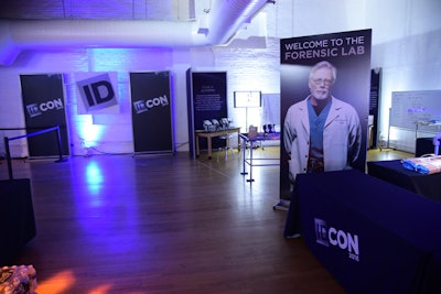 The upcoming ID series The Coroner: I Speak for the Dead was the inspiration for an interactive display designed as a forensic lab. Users were given clues to try to determine the cause of death of a fictional former hospital patient.