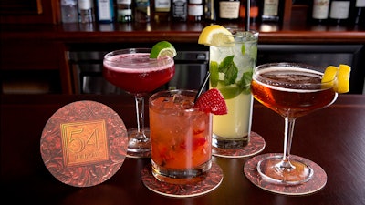 Original cocktails created for the spring menu