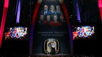 7. Hockey Hall of Fame Induction Ceremony