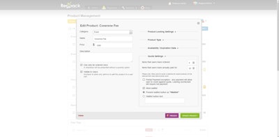 Edit products and settings with a few clicks in the admin console.