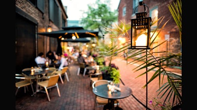 Outdoor patio.