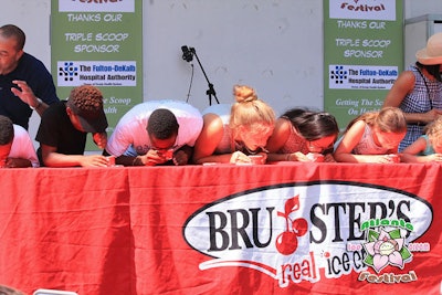 The annual Atlanta Ice Cream Festival has an ice cream eating competition, but the festival also offers unique counter-progamming by providing activities and screenings about wellness for those who are conscious about weight and health issues.