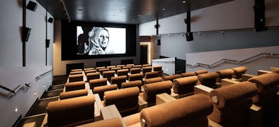 Screening room at NeueHouse Hollywood