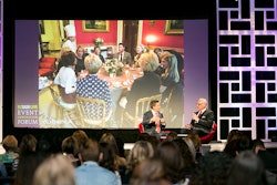 Former White House social secretary Jeremy Bernard offered insights from the stage at the Event Innovation Forum in Los Angeles on July 13.