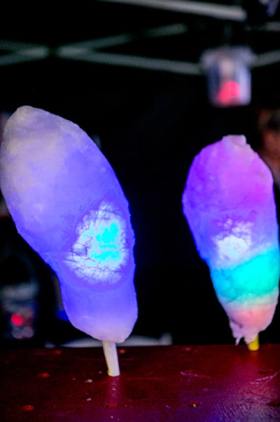 Glo Cone's cotton candy sticks