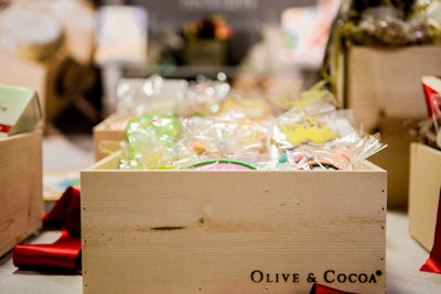 Olive & Cocoa's branded gift boxes