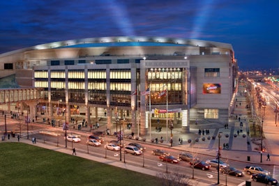 Organizers are making use of every corner of Quicken Loans Arena in Cleveland for the Republican National Convention.