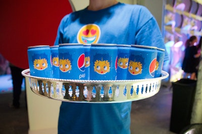 The opening night event, which was held July 14, featured specialty Pepsi cocktails, small bites, and PepsiMoji cans.
