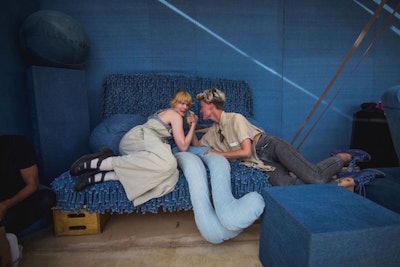 The Fusion Denim Lab was among the Ford activations on site, and was meant to highlight the automaker’s sustainability initiatives.