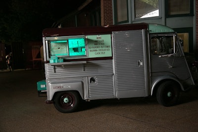 Guests could get even more treats as they exited the zoo, passing by a Firecakes food truck that doled out doughnuts in paper boxes.