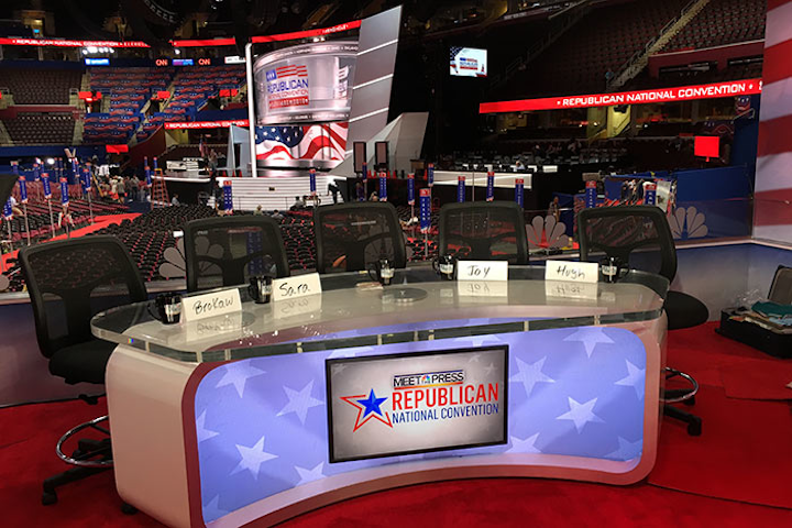 Find Out How Sets Are Designed For Tv S Political Convention