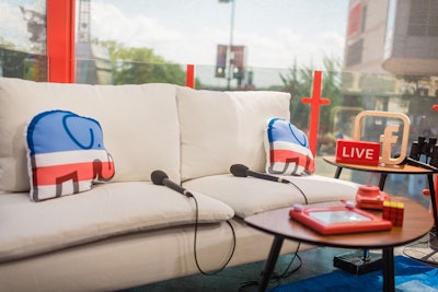 Facebook Live Lounge at the Republican National Convention