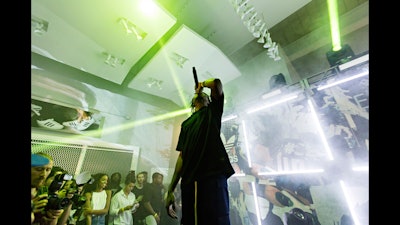 Adidas Originals' new flagship store opening and celebration in Soho with Joey Bada$$.