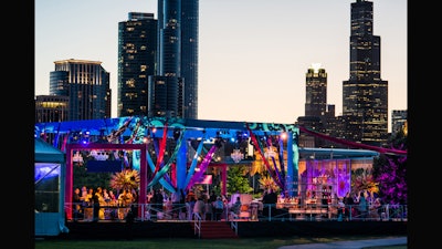 Bring the party to Northerly Island with Chicago skyline views.