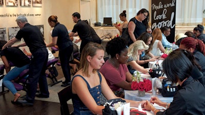 Some of our service options for events include manicures, pedicures, and massages.