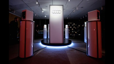 The Audi Sound Lab installation to celebrate the Audi partnership with the Whitney Museum of Art.