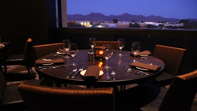 Private dining view