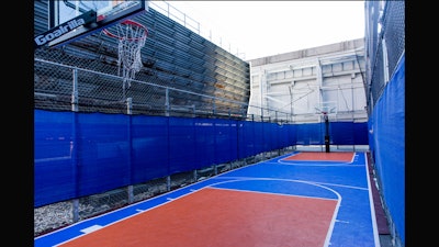 The basketball court at 95 Wall