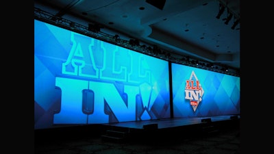 The creative design and theme of ‘All In!’ for the 2014 conference.