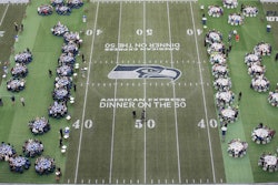 'Dinner on the 50' took place August 27 at Seattle's CenturyLink Field, and was produced by Momentum Worldwide.