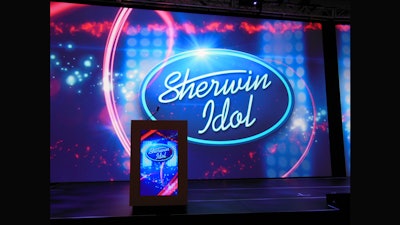 Attendees performed in a personalized ‘American Idol’ event.