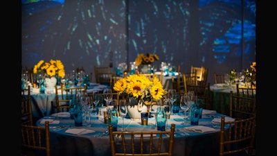 Monofloral, as seen at the Van Gogh Gala at the Art Institute of Chicago.