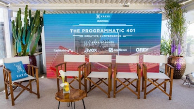 Custom pillows and sunglasses for Xaxis’ Cannes Lions International Festival of Creativity lounge