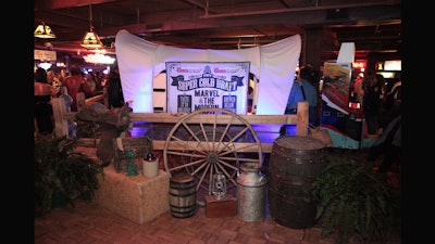 One of several Western Vignettes for Coor’s Light at Billy Bob’s in Fort Worth.