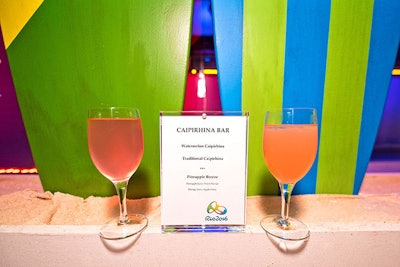 The caipirhina bar in the Copacabana Beach area served the traditional and watermelon versions of the classic Brazilian cocktail.