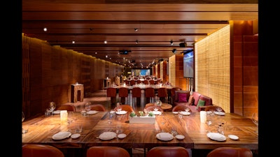 Seated dinner