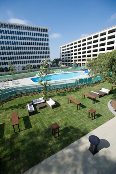 4. Event Lawns at Concourse Hotel LAX