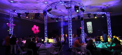 Lighting and atmospherics for all occasions, including corporate gatherings and celebrations.