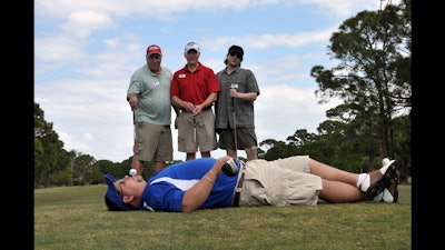 Team Golf photos printed on site