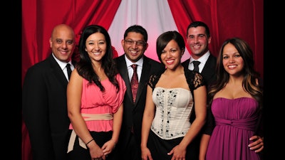 Centre Club Gala portraits printed on site