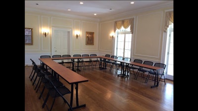 The u-shaped conference room