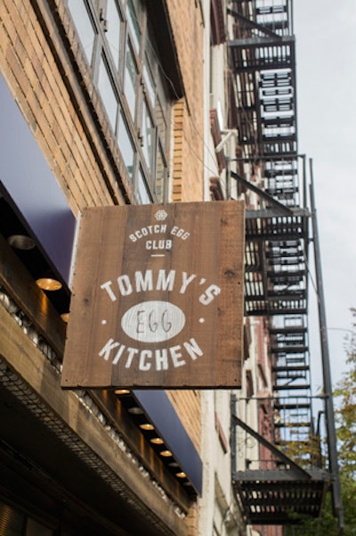 Tommy's Egg Kitchen/Scotch Egg Club came to 165 Allen Street, an event space in New York's Chinatown, on September 21 and 22.