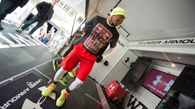 Under Armour digital activation for store opening