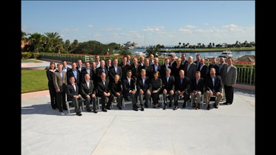 Corporate top level executives group photo