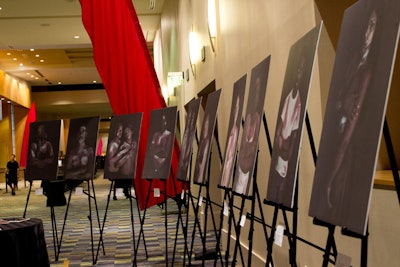 Posters from the “I Am H.I.V.” national photo campaign were displayed near the gala’s entrance. The campaign is working to end the stigma of H.I.V. by giving a face to people living with the virus and their family and friends.