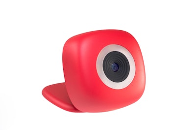 Podo is a tiny app-controlled camera that turns any surface into a portable photo booth. The device sticks and un-sticks thanks to its reusable and washable “sticky pad.” Users can manipulate their phones to preview and control the shot; the images and videos are then wirelessly transferred to the phone. It’s available in blue, red, black, and white and gold, and costs $99.