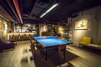 Spin, a network of ping-pong social clubs, offers three daytime holiday packages, each of which includes two hours of ping-pong, passed bites, and beverages. Spin currently operates clubs in San Francisco, New York, Chicago, Los Angeles, and Toronto.