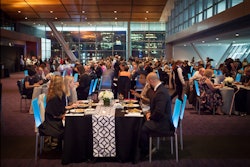A reception at the Boston Convention & Exhibition Center
