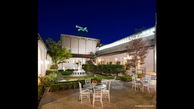 The courtyard garden is the centerpiece of enjoyment at the Ebell of Los Angeles.