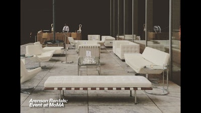Modern rentals at a Museum of Modern Art event