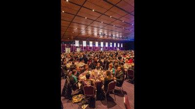 A banquet at the Boston Convention & Exhibition Center