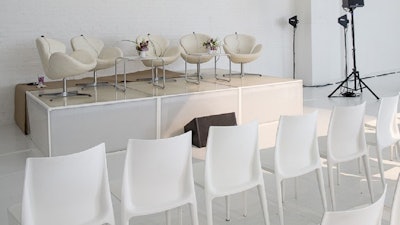 Panel seating at Shop Studios