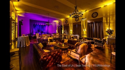 Rich textures and tones envelope guests at the Ebell of Los Angeles.