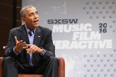 President Obama discussed civic engagement at a special event during SXSW with audience members selected in a random drawing.
